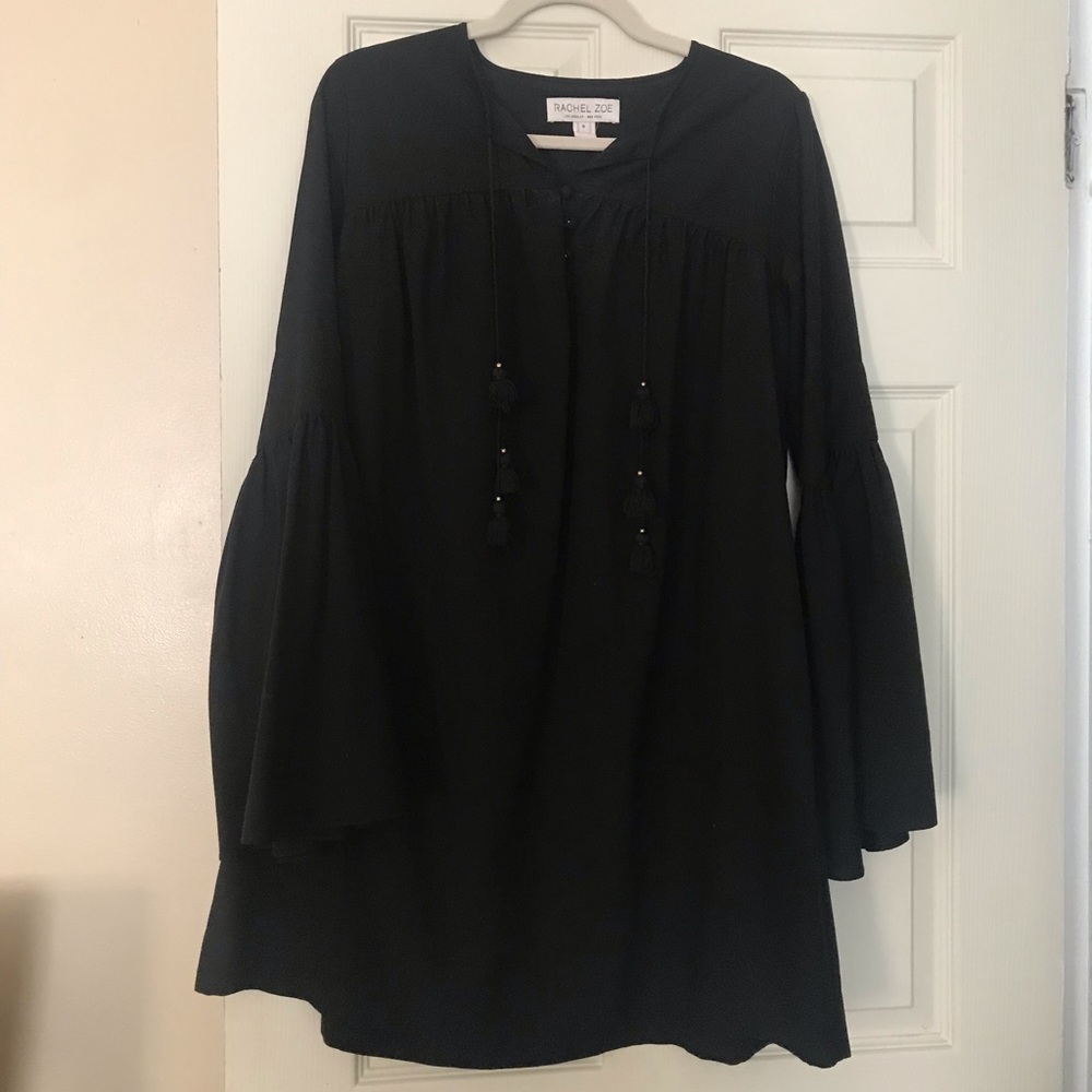 Rachel Zoe Black Belle Sleeve Dress